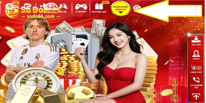 Truy cập đúng giao diện đăng nhập Sodo66